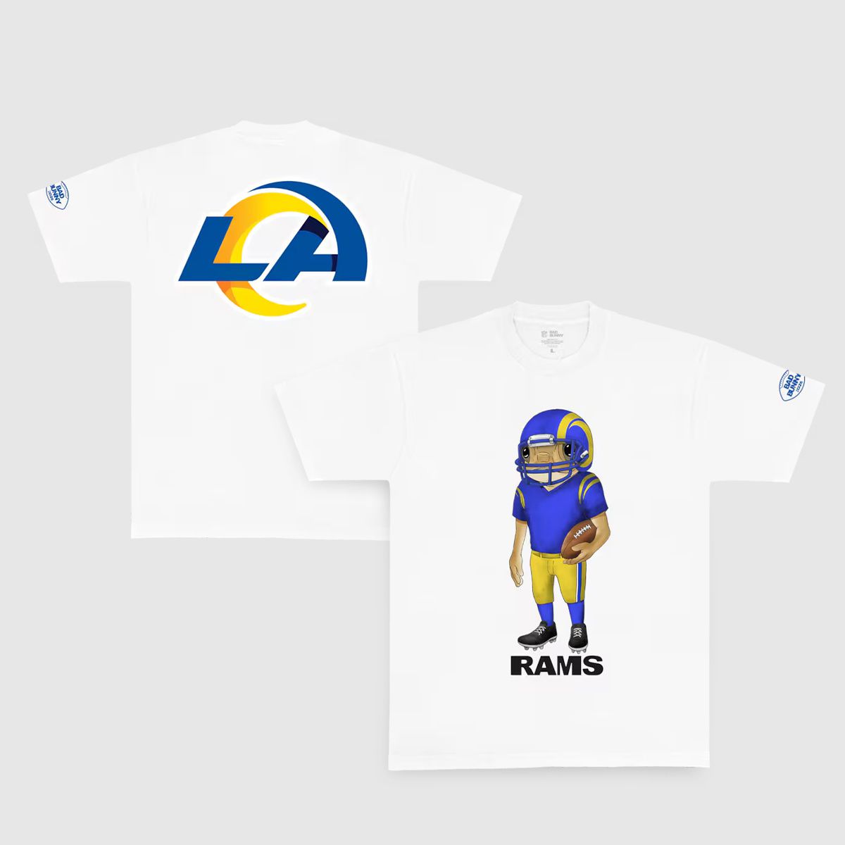 Men 2026 NFL Los Angeles Rams T-shirt white 001->nfl t-shirts->Sports Accessory